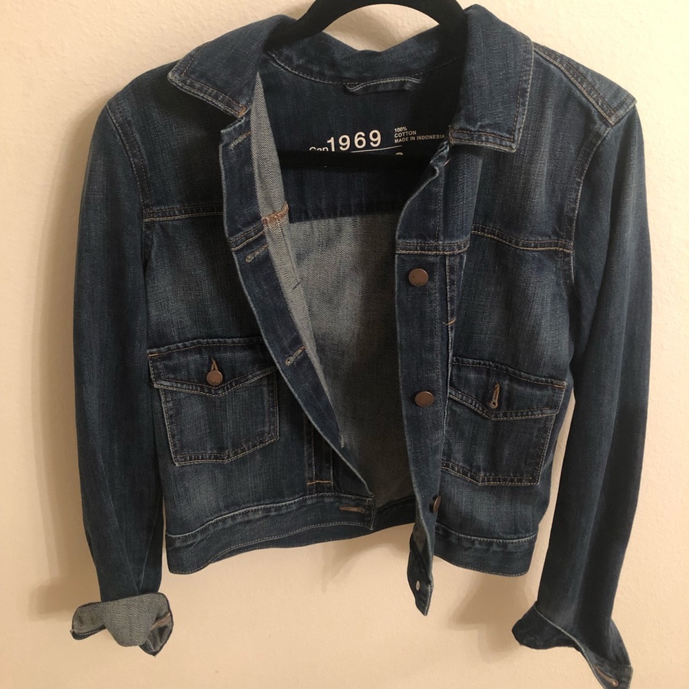Gap Dark jean jacket